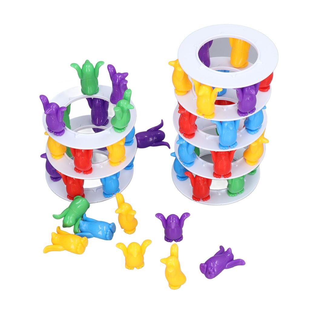 Balancing Block Stacking Game Penguins Exercise Hand Eye Coordination Tower Game Stacking Game for