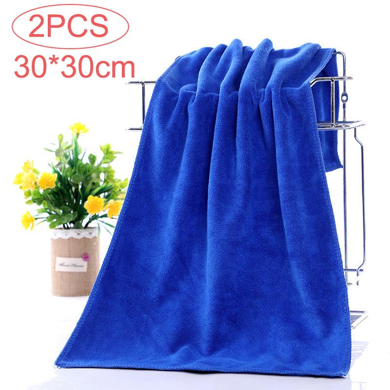 2PCS Car Wash Microfiber Cleaning Cloths Car Care Cloth Detailing Car Wash Towel Reusable Cleaning Towels for Car SuperAbsorbent