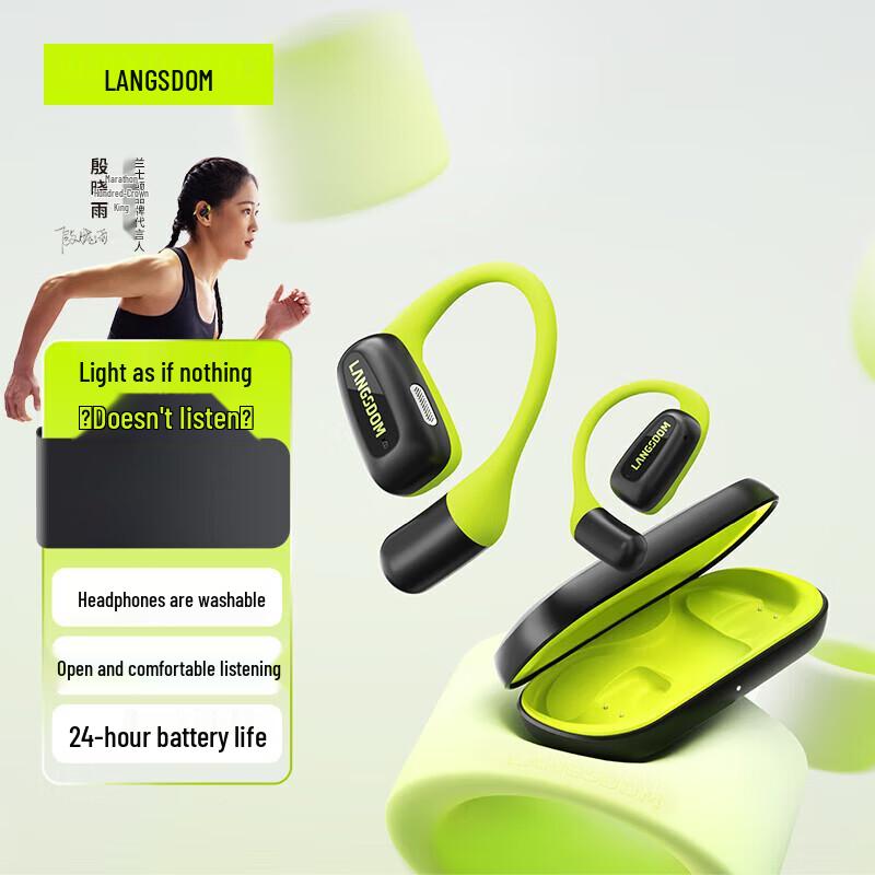 Langsdom AirFit TS15 Open-Ear Bluetooth Sport Headphones