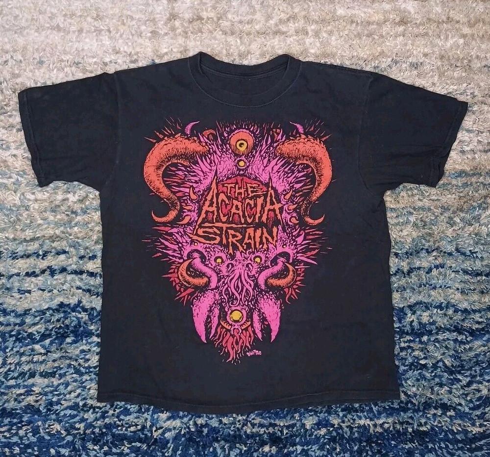 The Acacia Strain Band Graphic Black Cotton T Shirt Full Size S-5XL TT384 Unisex T-Shirt S