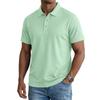 Men's Casual Short Sleeve Shirt Breathable Versatile Top for Outdoor Daily Wear