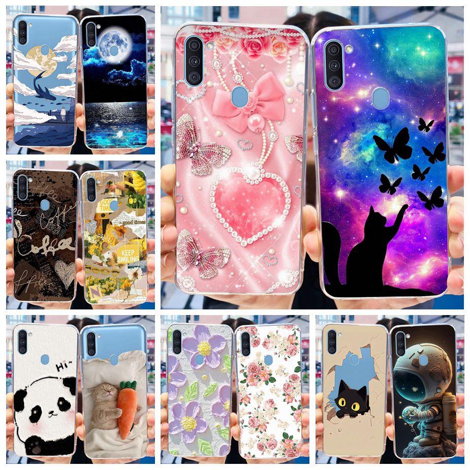 For Samsung Galaxy A11 Case SM-A115F Popular Painted Cover Soft Silicone Phone Case For Samsung A11 M 11 Galaxy M11 M115F Fundas