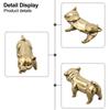 Brass Creative Small Bronze Pig Figurines Chinese Pig Ornaments Metal Pendants Ornaments Desktop Decoration Home Decor