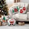 Cartoon Christmas Theme Pillowcase Bedroom Sofa Cushion Cover 100% Polyester Living Room Soft Cushion Pillowcase Home Decor
