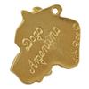 Dogo Argentino - Gilded Key Ring with Dog In Gift Box, Handbag Decoration, Luxury Accessory by Art-Dog Brand