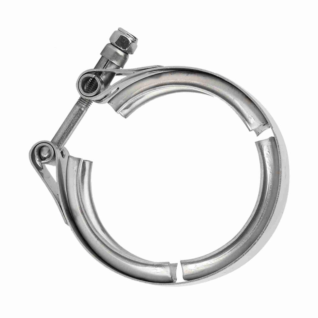 Universal 2,5 tommer 63 mm Bil Auto V-bånd Turbo Downpipe Eksosklemme M6 Skrue