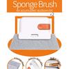 Groove Gap Cleaner Tools Set, 8 Pcs Hand-Held 2 Brush With Dustpan&Tweezer + 2 Sponge Brush With Dustpan + 2 Replacement Sponges +2 Crevice Brushes