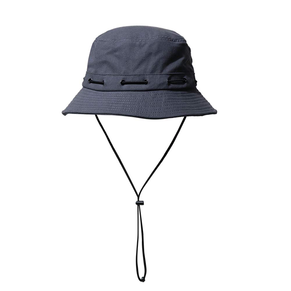 Croogo Safari UV for Women and Wide for Work and Cycling Hat, Protection, Men, Brim, Foldable, Unisex, (G-BO04-Gray)