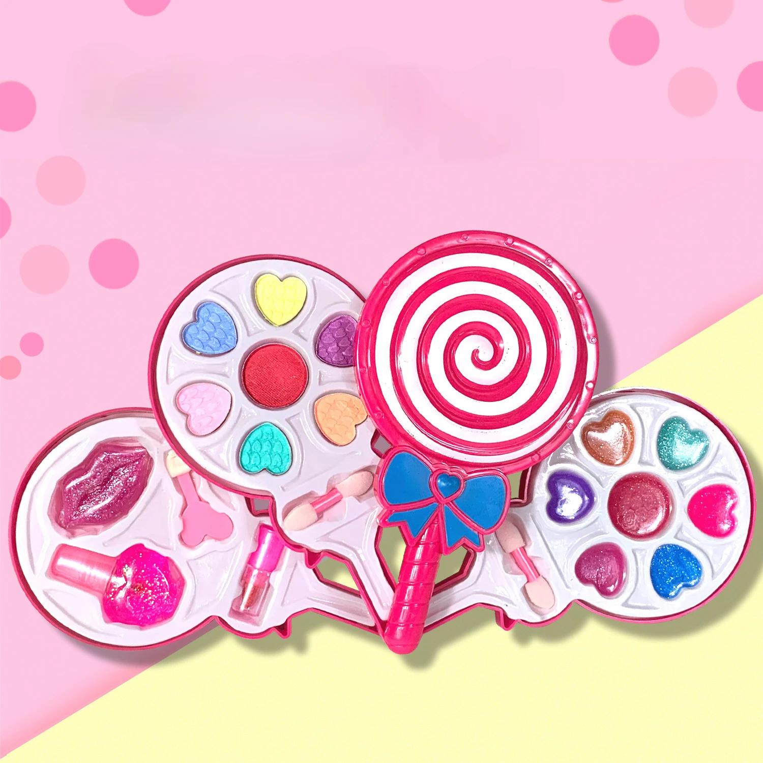 

Детские игрушки для макияжа, косметический набор с клубникой для девочек, Diy Princess Box, безопасный водорастворимый игровой домик, красота, подарок на день рождения для девочек