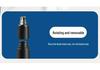 Waterproof Electric Nose Hair Trimmer for Men & Women - Round Head Shaver and Cleaner