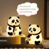 Percussive Panda Night Light Color Changeable Dimmable Table Lamp Panda Desk Lamp  Baby Sleep Lamp