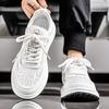 2025 Non Slip Mens Shoes Breathable Thick Soled Casual Shoes Korean Version Trendy Student Sports Designer Casual Platform White