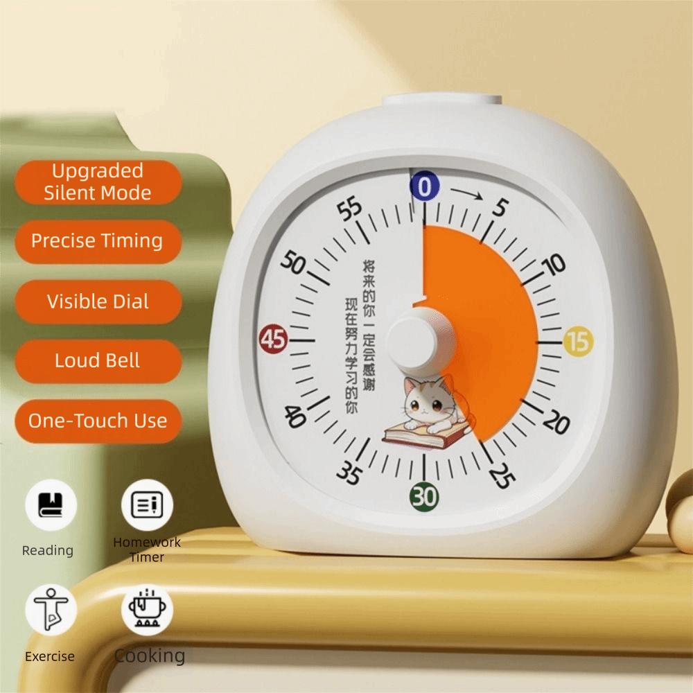 Visualization Visual Timer 60 Minute Countdown Reminder Kitchen Cooking Timer Reading Room