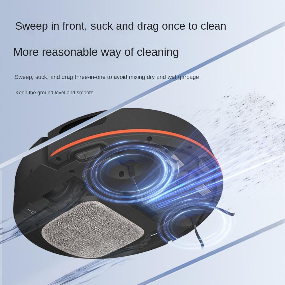 Inteligentny robot sprzątający, w pełni automatyczne sprzątanie domu, ssanie i przeciąganie, automatyczne ładowanie ze sterowaniem głosowym