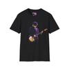 Cool Cat Playing Guitar Graphic T-Shirt Music Lover Tee Men/Women