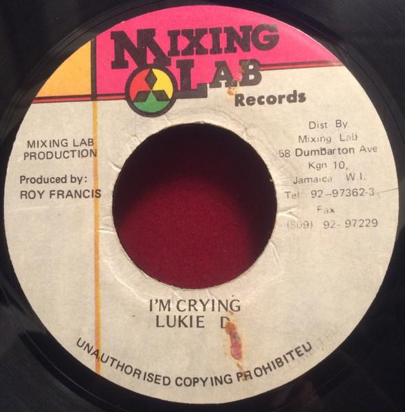

7inch Record LUKIE D - I m Crying NONE Mixing Lab Jamaica Reggae, Ska & Dub Used