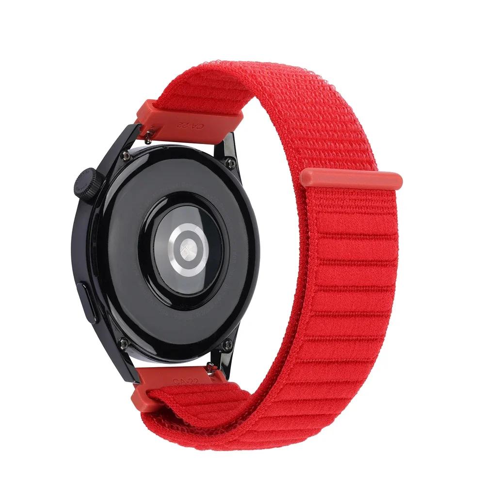 Nylon Loop Band For HUAWEU WATCH 5 4 3 Pro 46mm Strap GT 5 4 3 2 46mm/GT 3 2 42mm Replace Bracelet 22mm 20mm Watchband for HONOR