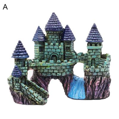 Pet Town Pryskyřice Model hradu Akvárium Akvárium Dekorace Akvárium Krajina Ornament