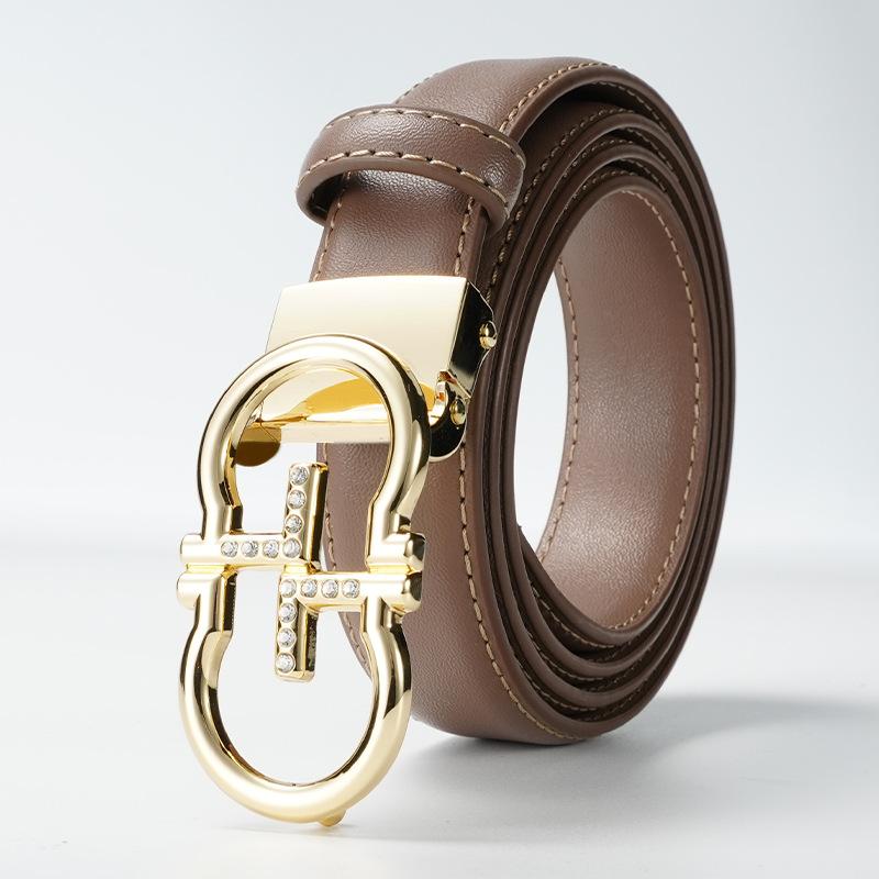 Women S Belt New Women S Belt Dress Smooth Buckle Belt Women S Decorative Skirt Versatile Thin Belt 105cm