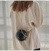 2025 Trendy Acrylic Ball Evening Bag - Round Chain Shoulder Crossbody for Women