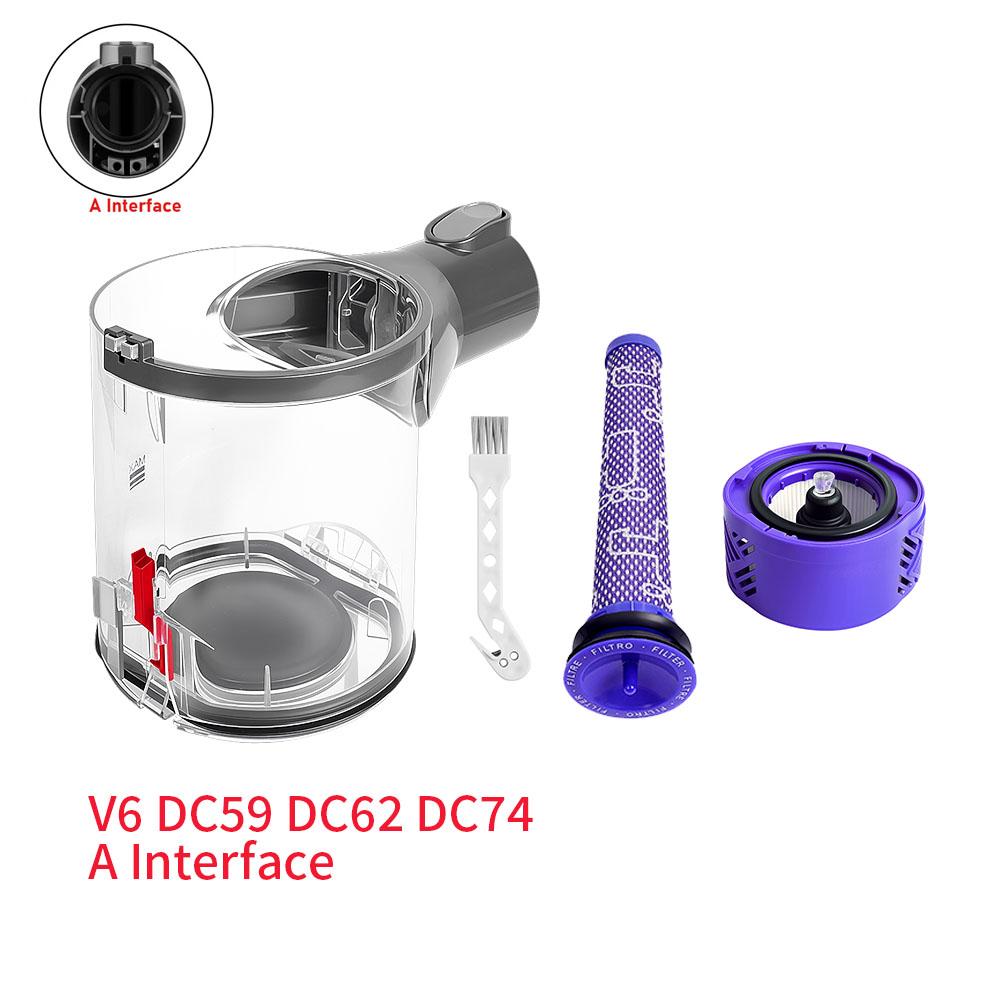 Replacement Accessories For Dyson V6 V7 V8 V11 V11 V11 V11Slim Vacuum Cleaner Dust Bucket And Filter Canister Bin HEPA Filter