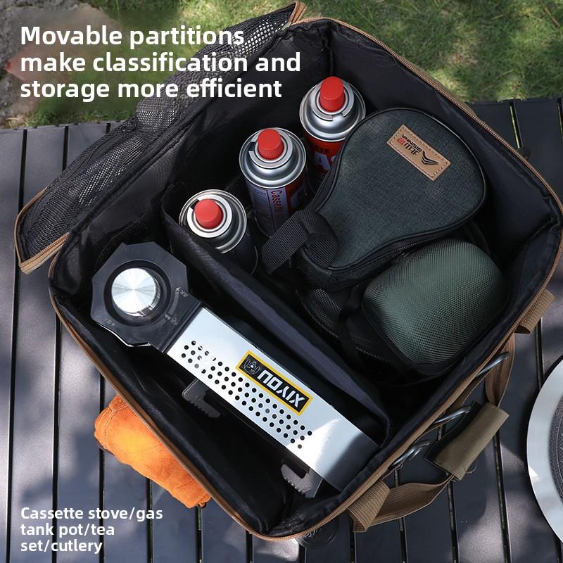 Foldable Storage Box Tactical Gear Organizer Large Capacity Container for Camping Kitchenware Utensils and Outdoor Equipment