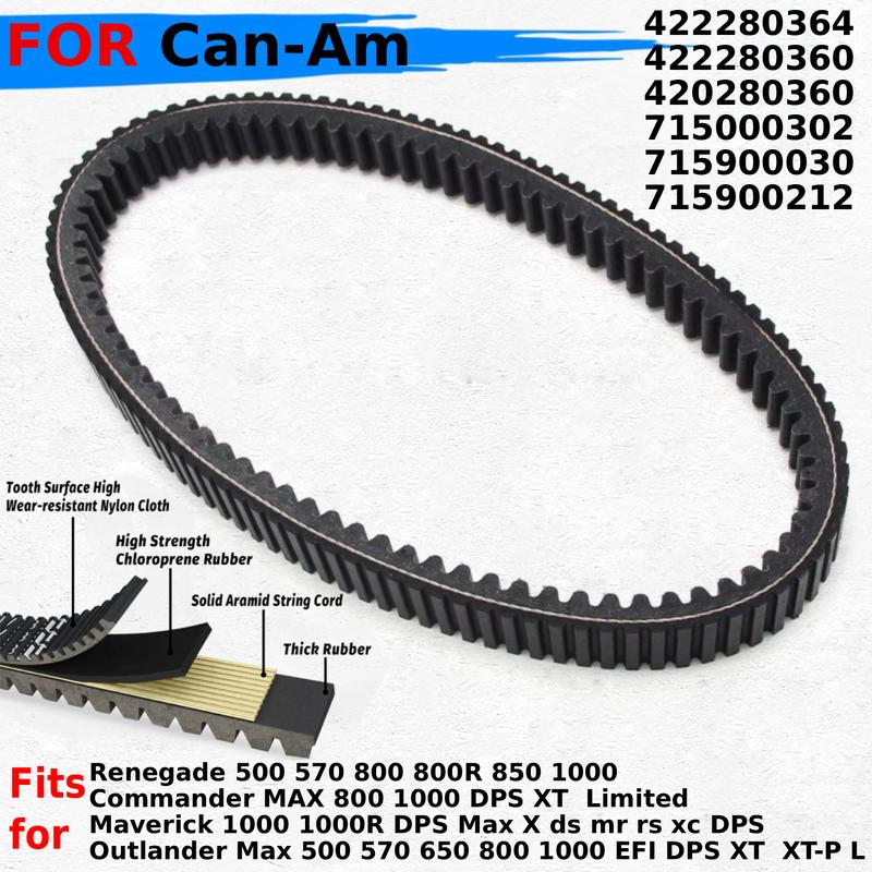 

422280364 Motorcycle Drive Belt For Can-Am Maverick 1000 1000R 2013 2014 2015 2016 2017 2018 DPS Max X ds rs Turbo mr xc Durable
