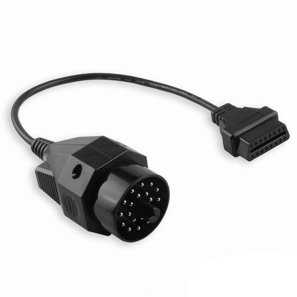 1pc OBD2 Diagnostic Cable For BMW 20Pin OBD2 Connector to OBD1 For BMW Connector 20PIN to 16PIN Pin OBD OBD2 Connector Adapter
