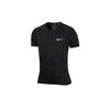 MILER T Shirts Men's Black Crew Neck Moderate Straight Fit (Unisex) T-Shirts AT3952 010