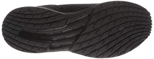 Mizuno ME-03 Mizuno Energy Walking Shoes, Lightweight, Wide, Casual, Black, 22.5 cm, 3E