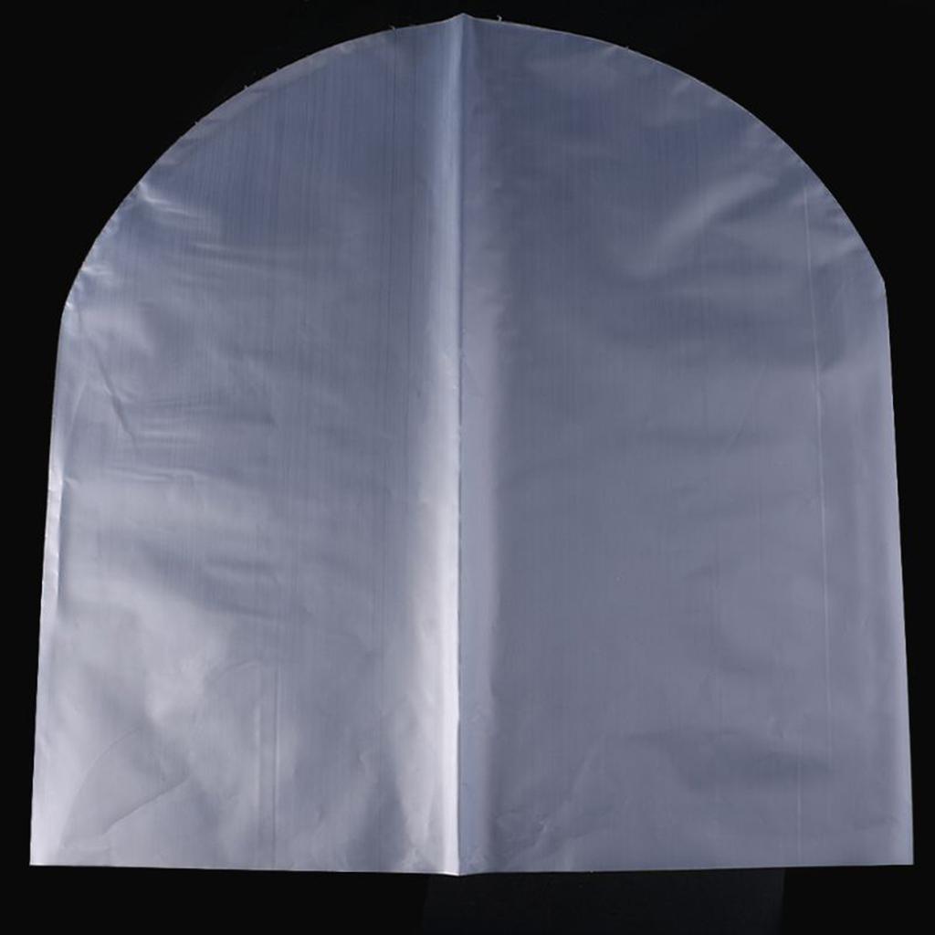 100Pcs Double-sided Record Protective Sleeves Flat Open Top Bag Cover for 7'' for Records Thicken Sleeve