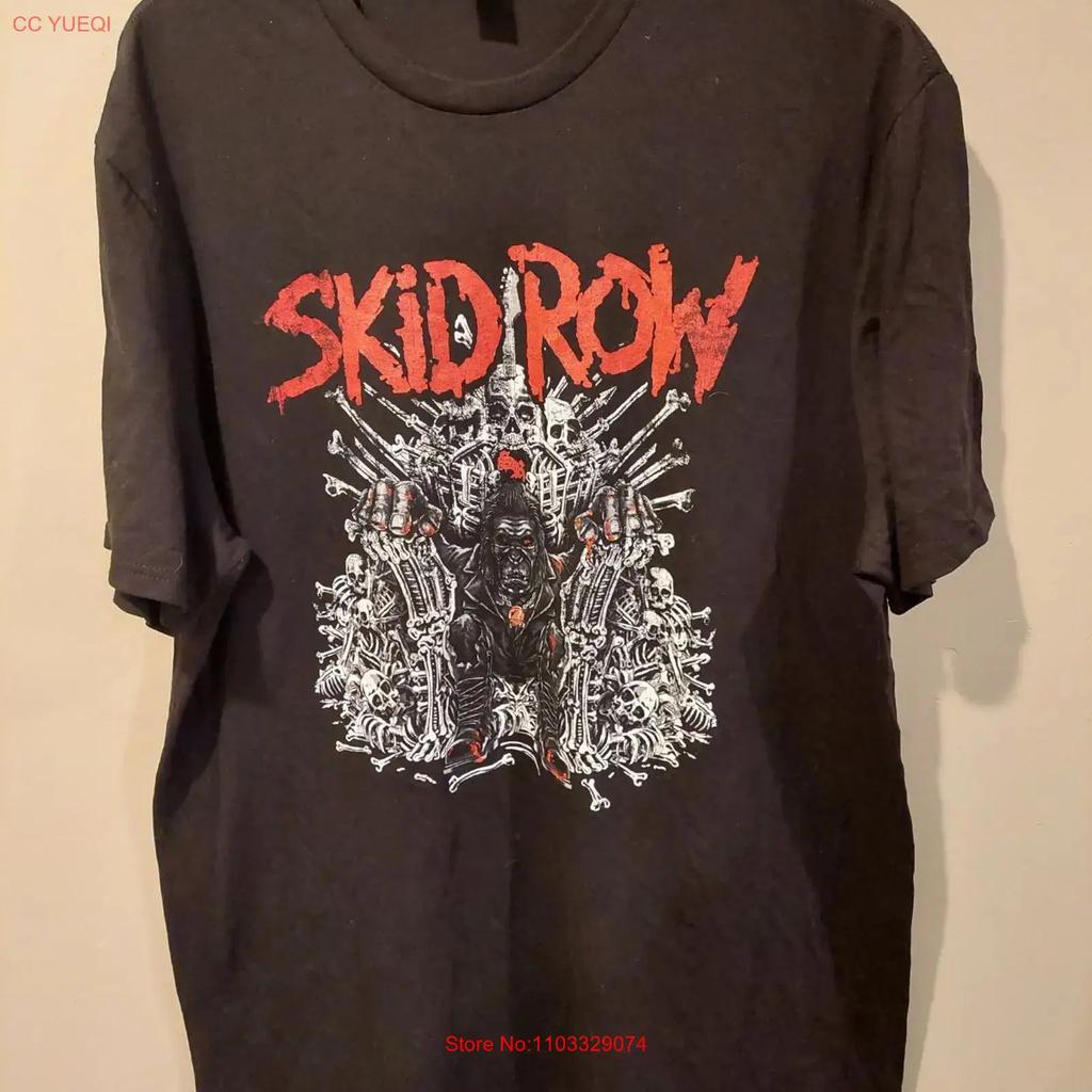 Skid Row Monkey Business 2XL T Shirt 80s Hair Metal Band Thrash vintage Washed Stylish graphic Soft Slightly Stretched