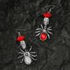Skull Pumpkin Ear Studs Trick Spider Dangle Earrings Aesthetic Halloween Earrings  Party