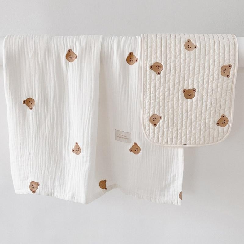 Baby Pillow Newborns Flat Pillows Toddlers Sleeping Pillowcase Cover Headrest Support Cushion for Infant Bed Strollers