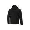 Li-Ning Fitness Series Solid Color Zip-Up Hooded Comfortable Breathable Windproof Sports Jacket Men Jacket Black AFDUC71-4