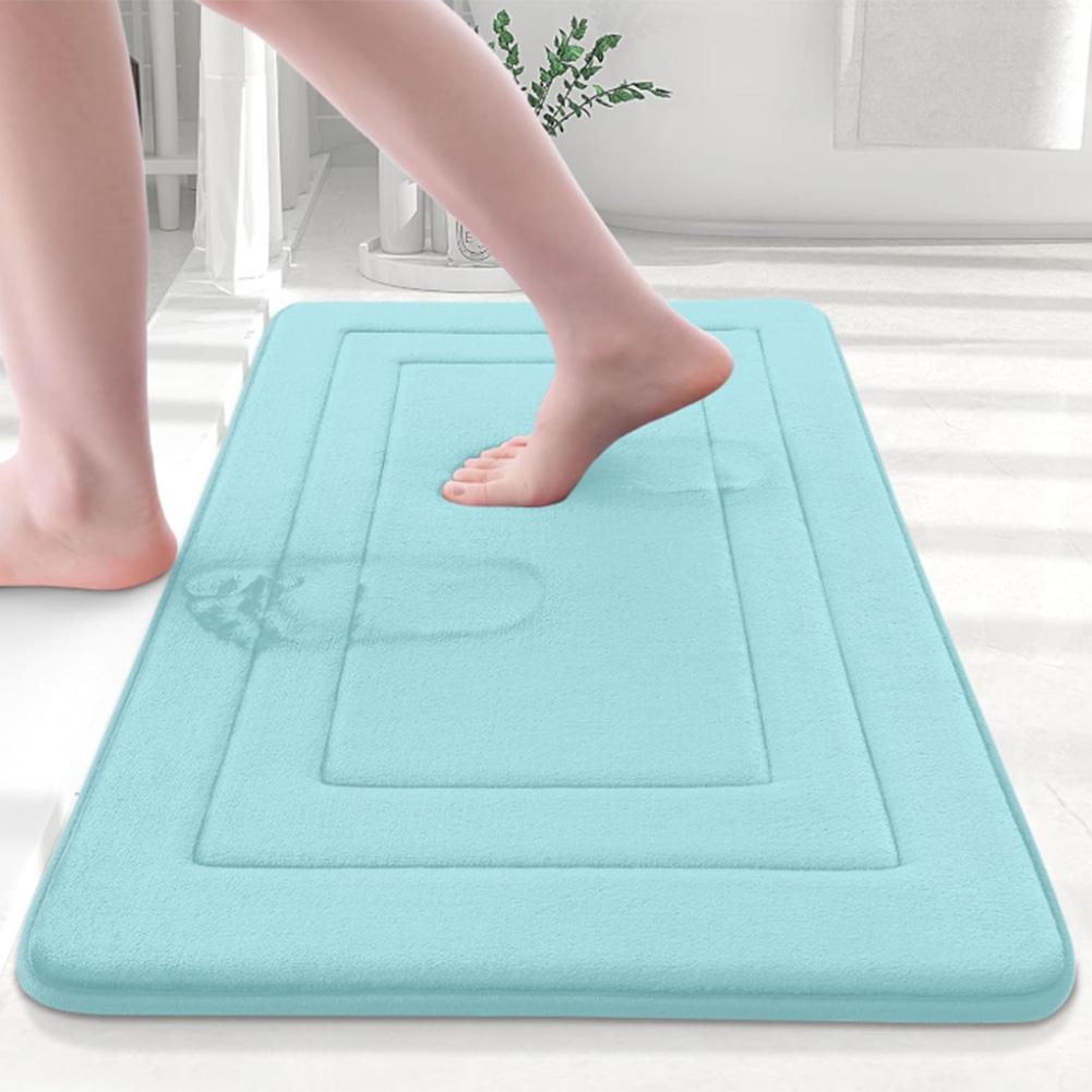 Memory Foam Bath Mat Non-Slip Bathroom Mat Ultra Soft Bath Rug
