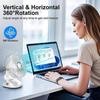 Portable USB Clip-On Fan with LED Lights, 360 Degree Rotate Personal Mini Cooling Fan for Home Office Stroller Camping