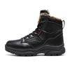 New autumn and winter velvet warm outdoor large size combat boots cotton boots high top snow boots