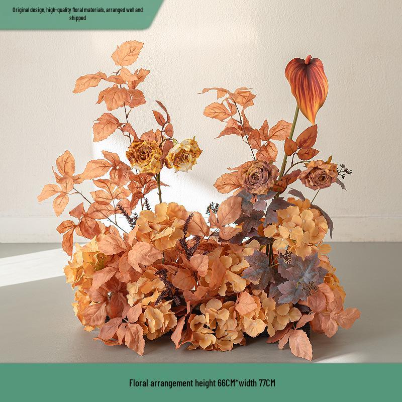 Retro Pastoral Artificial Autumn Flowers for Home, Hotel, Mall, and Outdoor Decor