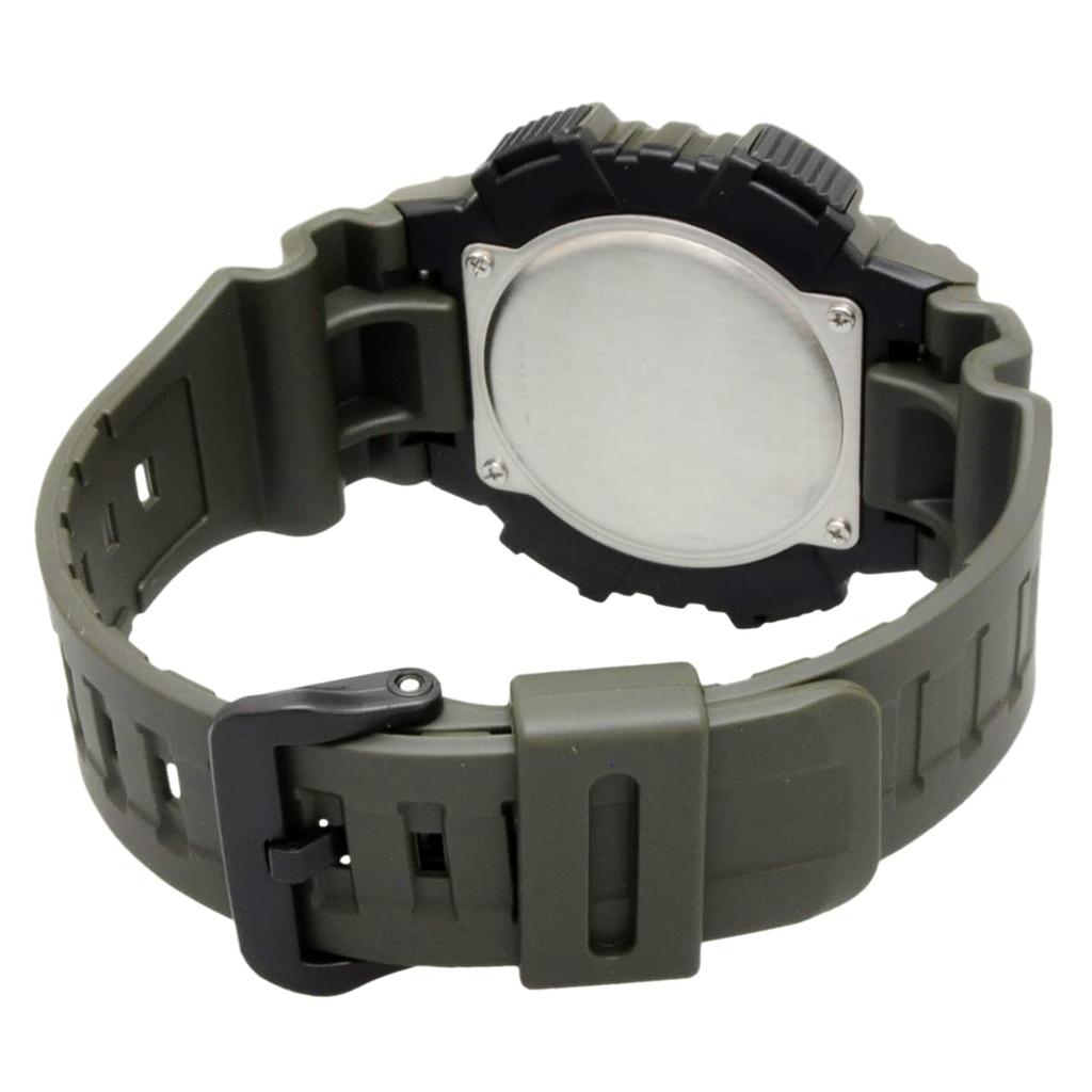 Casio Tough Solar Analog-Digital Quartz Wristwatch AQ-S810 Series Men's Overseas Model (Military Green AQ-S810W-3AV) [Parallel Import]