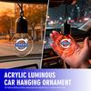 Car Glow LED Light Pendant Hanging Rearview Mirror Accessories For Xc60 Xc90 V40 V60 S60 V50 V90 S80 C40 XC40 V70 XC70 C30