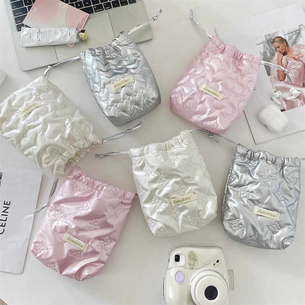 Anti-fall Drawstring Camera Bag Anti-scratch Protective Case Portable Small Lipstick Bag