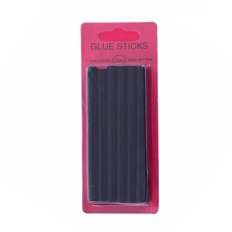 12pcs Heat Resistant Adhesive Sticks For Professional And DIY Hair Extension Application Hot Melt Glues for Wigs