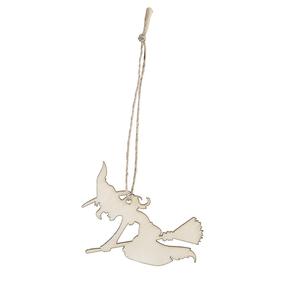 10Pcs Halloween Wood Chip Tree Ornaments Hanging Pendant Home Decor Gifts