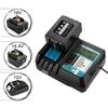 Replace Mita MAK Charger Universal Dual-slot Charger, Suitable for 14.4-18V Lithium Battery Charger DC18RD
