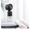 F9 Portable Handheld Misting Fan USB Rechargeable Battery Operated Spray Water Mist Fan Small Personal Cooling Fans For Outdoor Travel Makeup Home Off