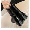 Foreign style looks good, new French ankle boots, women's autumn and winter new medium-high heel elastic thin boots, socks and boots.