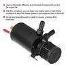 Universal Aluminum Alloy Oil Tank Reservoir Catch Can with 2 Port Accessory Kit