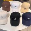 Retro Street Three-dimensional Letter Embroidery Baseball Cap Women's Big Head Circumference Cap Men's Face Small Visor Tide