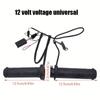 70°C Universal Motorcycle Heated Grips 22mm - Adjustable Temperature Control with Sealed Design